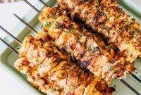 Irresistible Garlic Parmesan Chicken Skewers