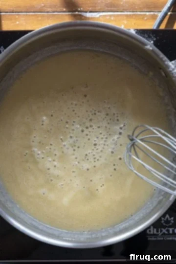 Authentic Italian Macaroni and Cheese 4 butter and flour combined to make roux