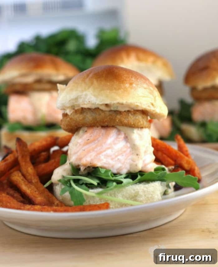Cajun Salmon Sliders with Tangy Remoulade 3 Cajun Salmon Sliders with Remoulade