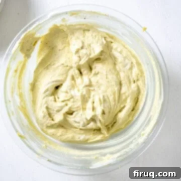 Emerald Dream Tiramisu 10 Whipped cream gently folded into the pistachio cream mixture for a light, airy texture.