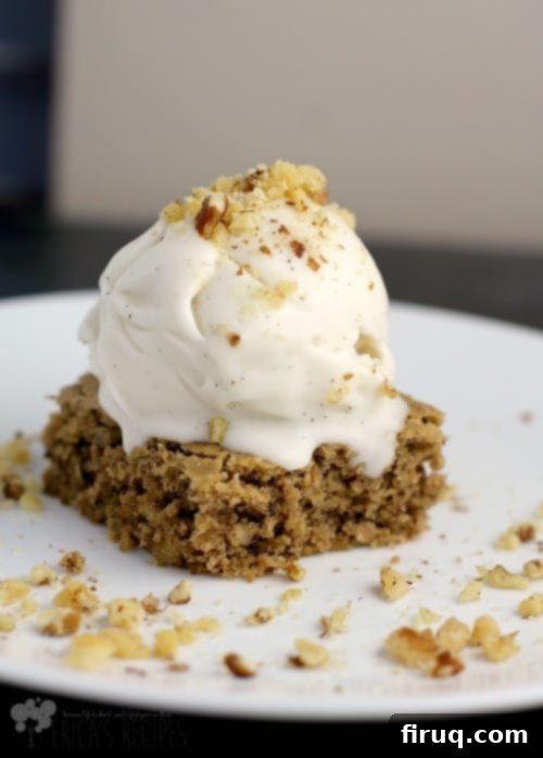 Blondie-Brownie Bean Sundae 2 A perfectly portioned Blondie Bean Brownie Sundae