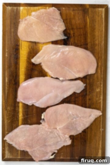 Elevated Chicken Saltimbocca 4 Chicken breast sliced thinly and pounded flat