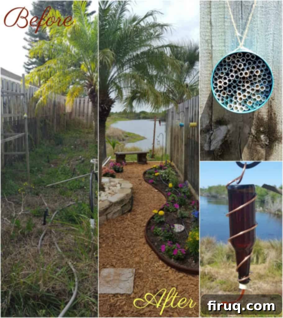 From Barren Patch to Bee Utopia 23 Garden Transformation: Trainwreck to Bee Haven