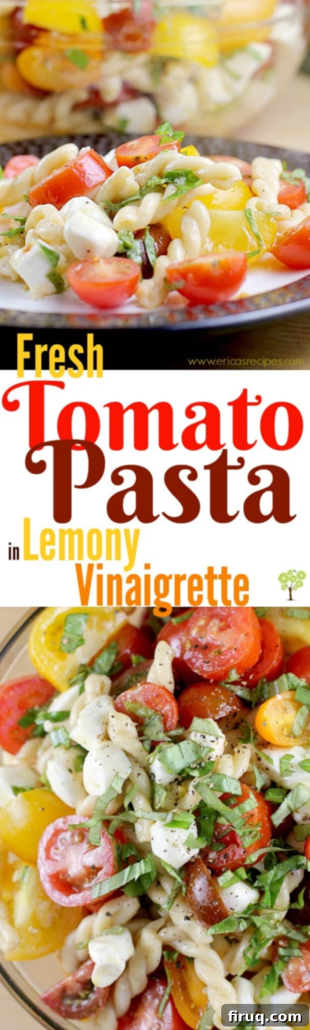 10-Minute Fresh Tomato Pasta with Lemony Vinaigrette 11 Fresh Tomato Pasta in Lemony Vinaigrette #ReadyPasta #ad @Barilla @Walmart