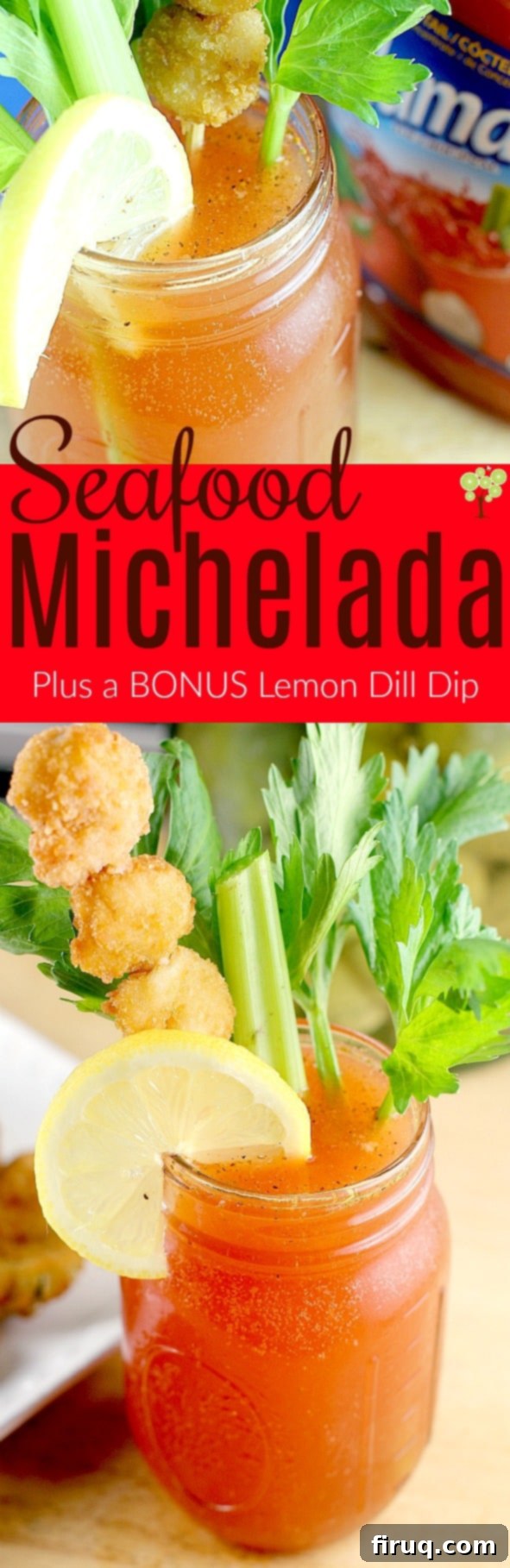 Ultimate Seafood Michelada 10 Spicy Seafood Michelada PLUS a Bonus Dip! #MyMicheladaMatch #ad