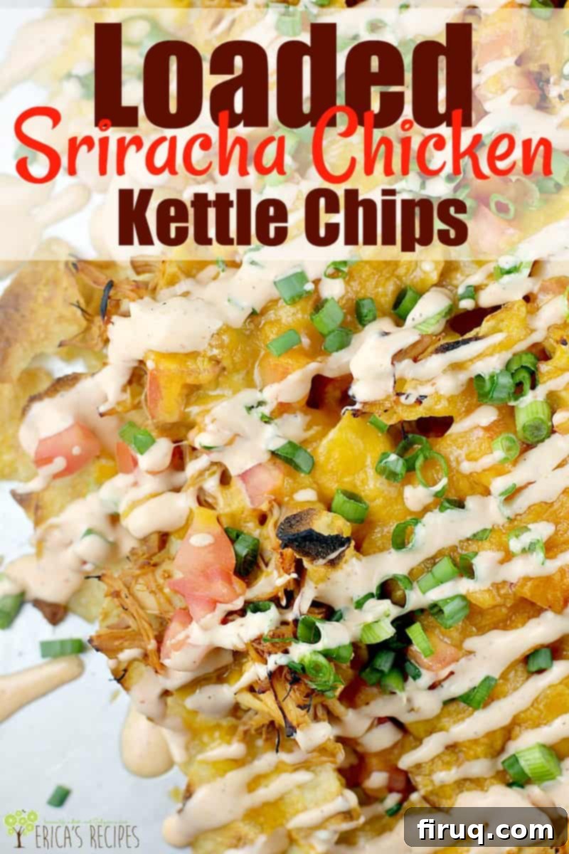 Sriracha Chicken Kettle Chips Flavor 11 Loaded Sriracha Chicken Kettle Chips #timetocrunch #ad #food #recipe #capecodchips #footballfood #snacks