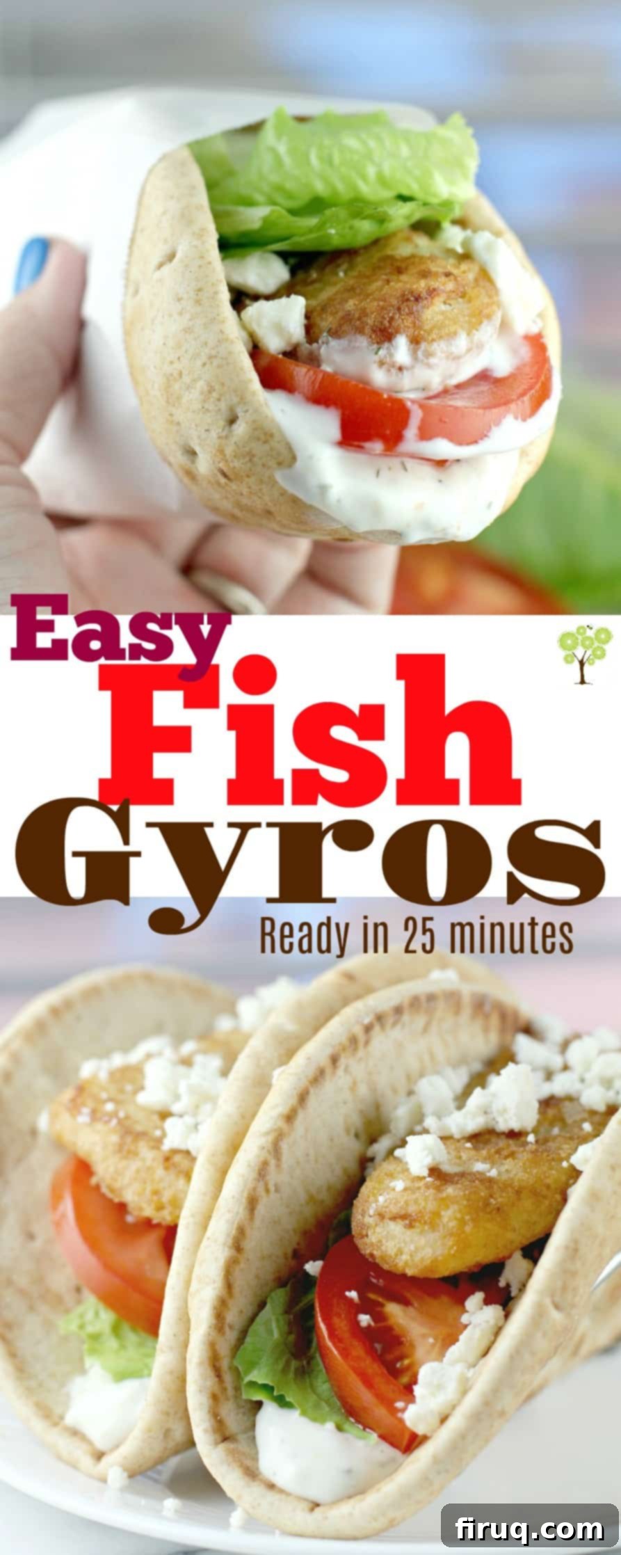 Quick and Easy Fish Gyros 12 Easy Fish Gyros #GortonsMealTime #TrustGortons #food #Lent #recipe #seafood #quickdinner
