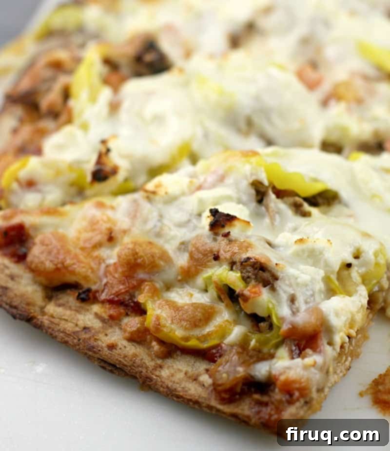 Mediterranean Pulled Pork Pizza 6 Mediterranean Pulled Pork Pizza
