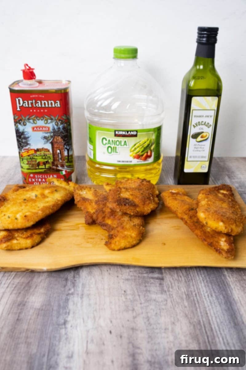 Best Oil for Crispy Chicken Cutlets 2 three different cutlets fried in different oils
