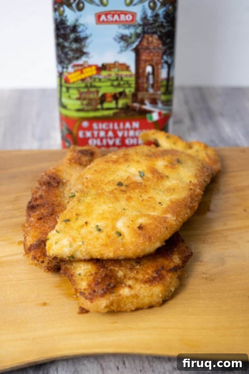 Best Oil for Crispy Chicken Cutlets 12 chicken cutlets fried in EVOO