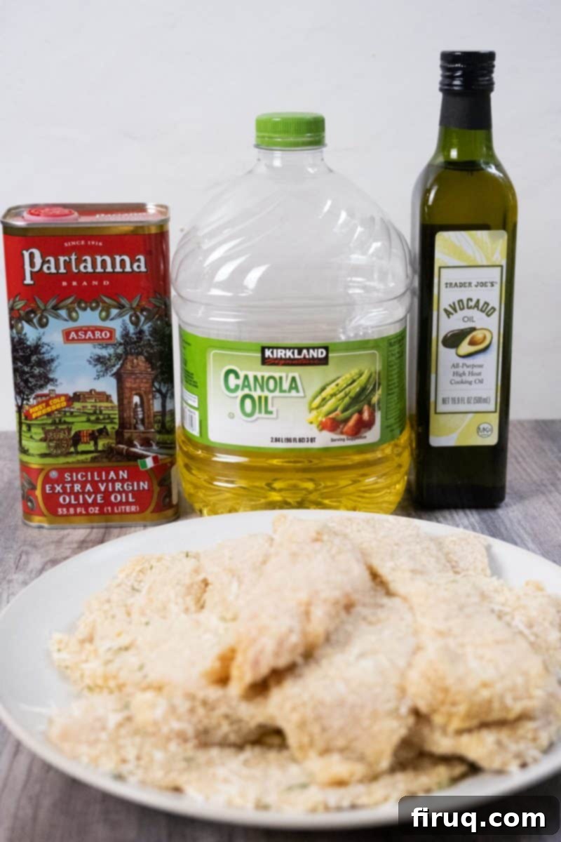 Best Oil for Crispy Chicken Cutlets 6 what oil to fry chicken cutlets in