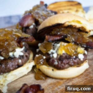 Sizzling Bacon & Bold Blue Cheese Burger 11 bacon blue cheeseburger