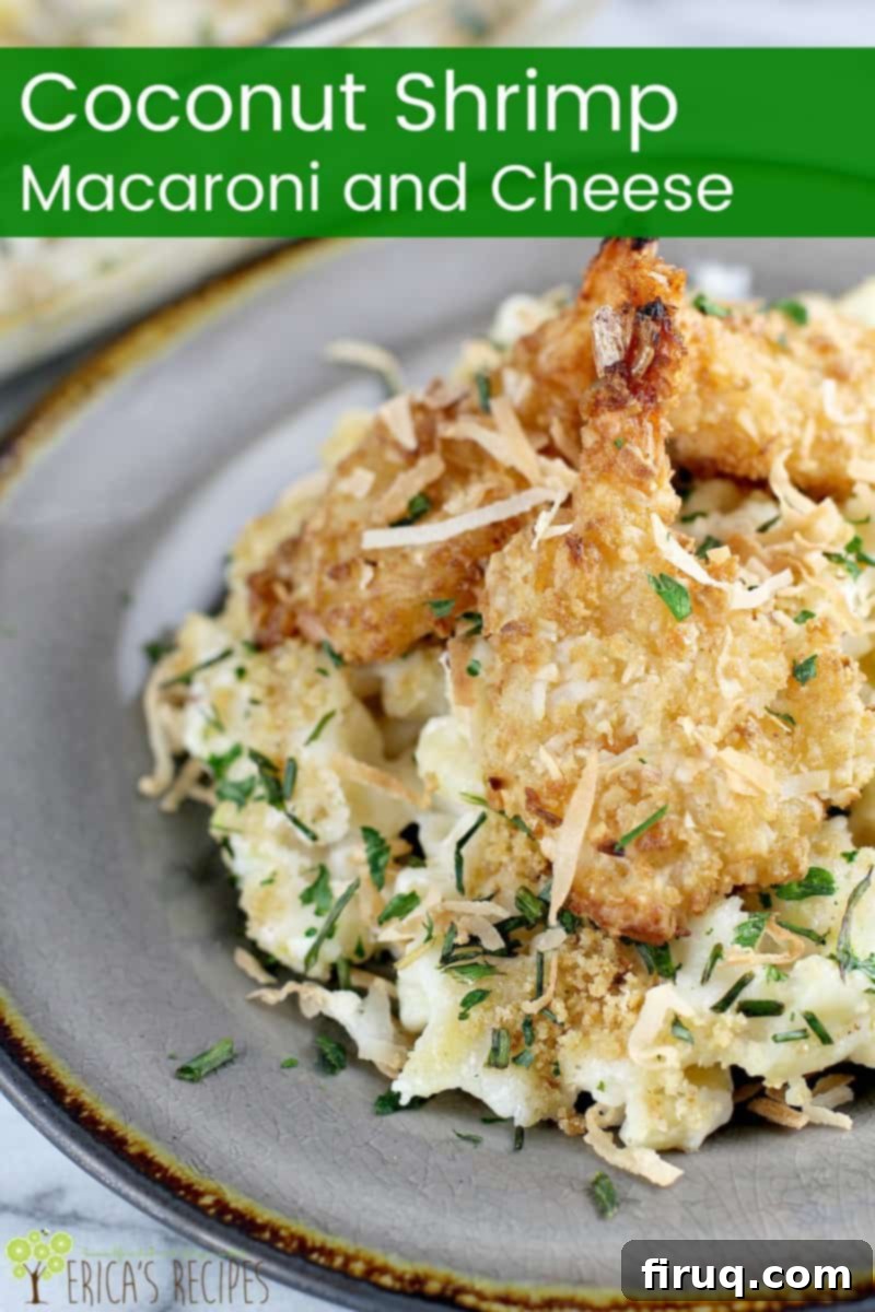 Coconut Shrimp Macaroni Bliss 9 A spoonful of Coconut Shrimp Macaroni and Cheese, ready to eat.