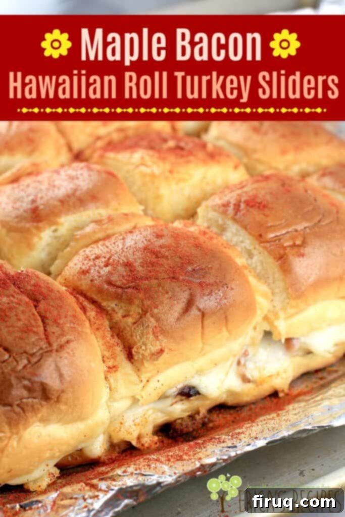 Aloha Maple Bacon Turkey Sliders 13 Maple Bacon Hawaiian Roll Turkey Sliders are a perfect blend of salty and sweet, these baked turkey sliders on Hawaiian rolls are ready in minutes and ideal for any party occasion.
