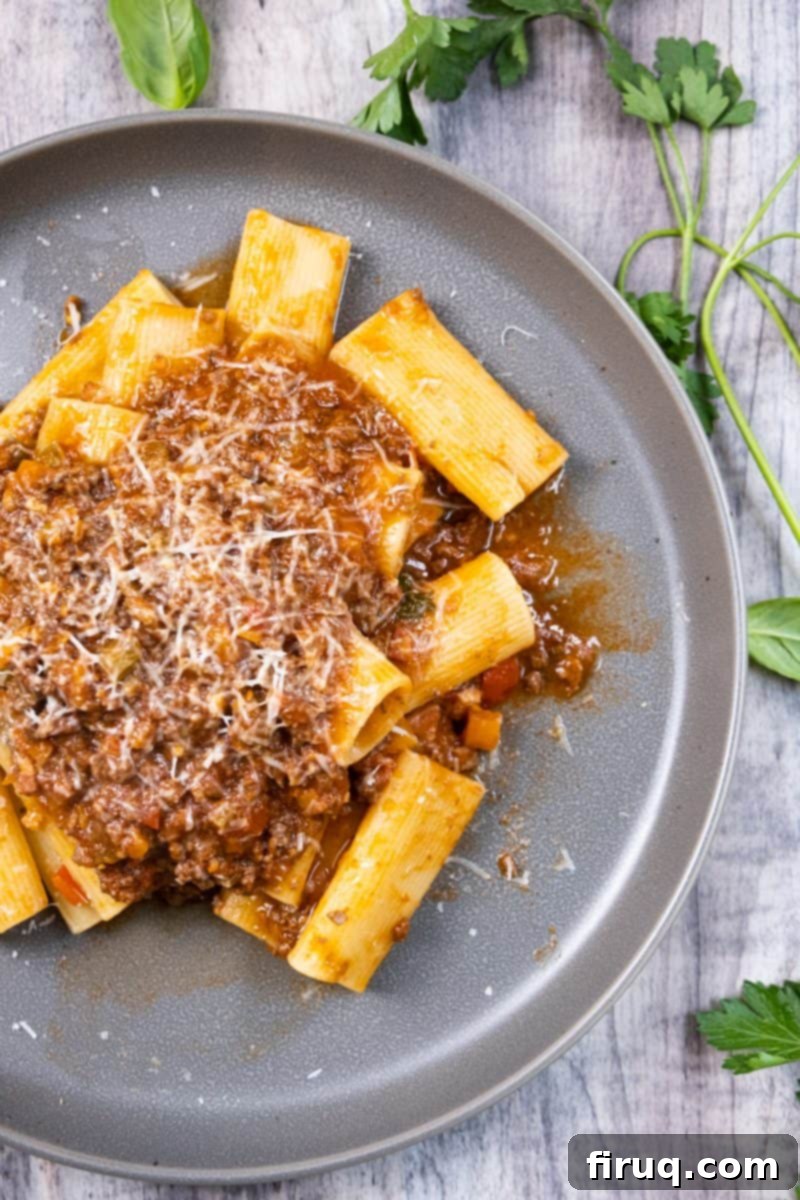 Slow-Simmered Bison Ragu 3 bison ragu