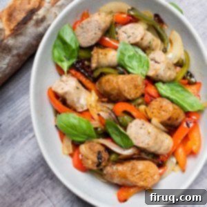 Rustic Italian Sausage and Peppers 8 sausage and peppers