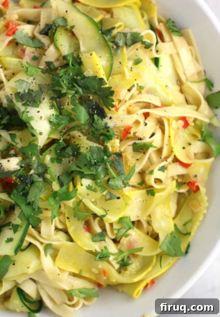 Sunrise Ranchero Kick 10 Mexican Summer Squash Scampi from EricasRecipes.com