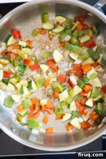 Eggs and Lentils: Your New Power Breakfast 3 Sauteed vegetables