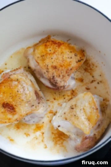 Zesty Italian Chicken Scarpariello 4 seared chicken