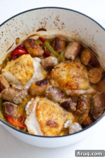 Zesty Italian Chicken Scarpariello 10 chicken scarpariello finished in oven