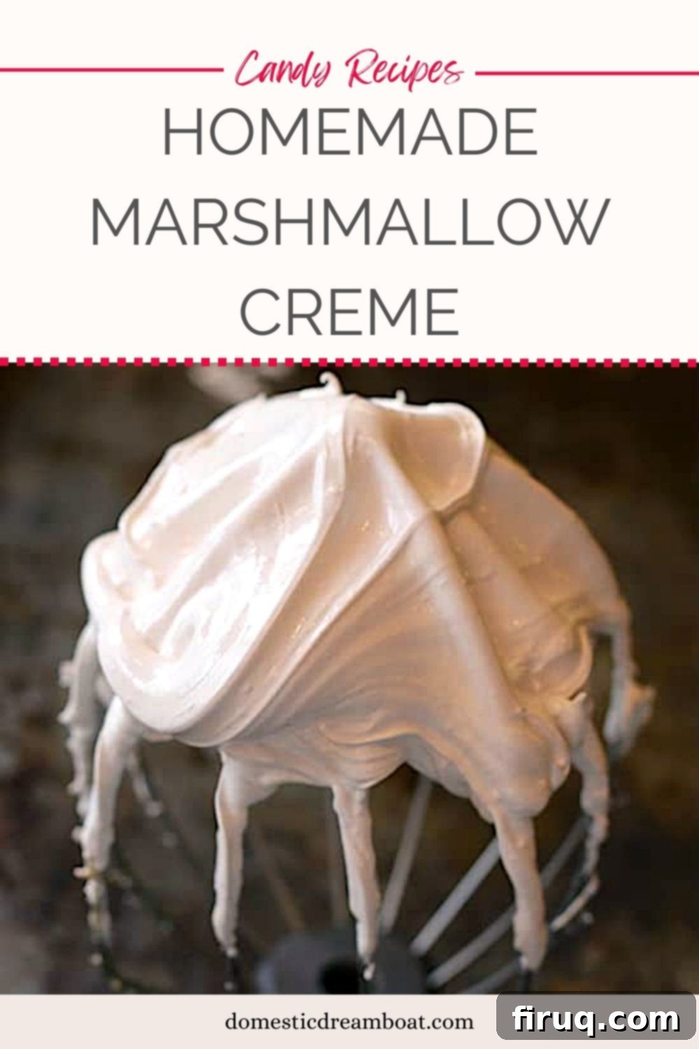 Versatile Homemade Marshmallow Creme A large bowl of homemade marshmallow creme, ready to be used.