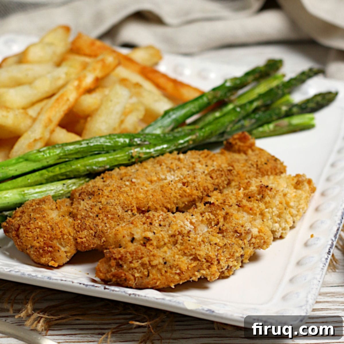 Golden Crispy Oven Baked Chicken Fingers 5 img 28937 8