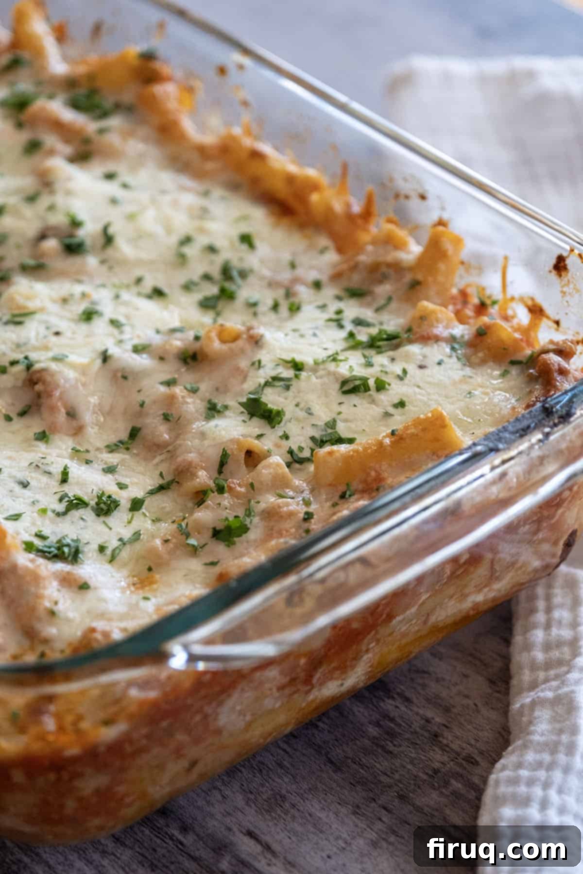 Homestyle Italian Baked Ziti 2 finished Italian baked ziti