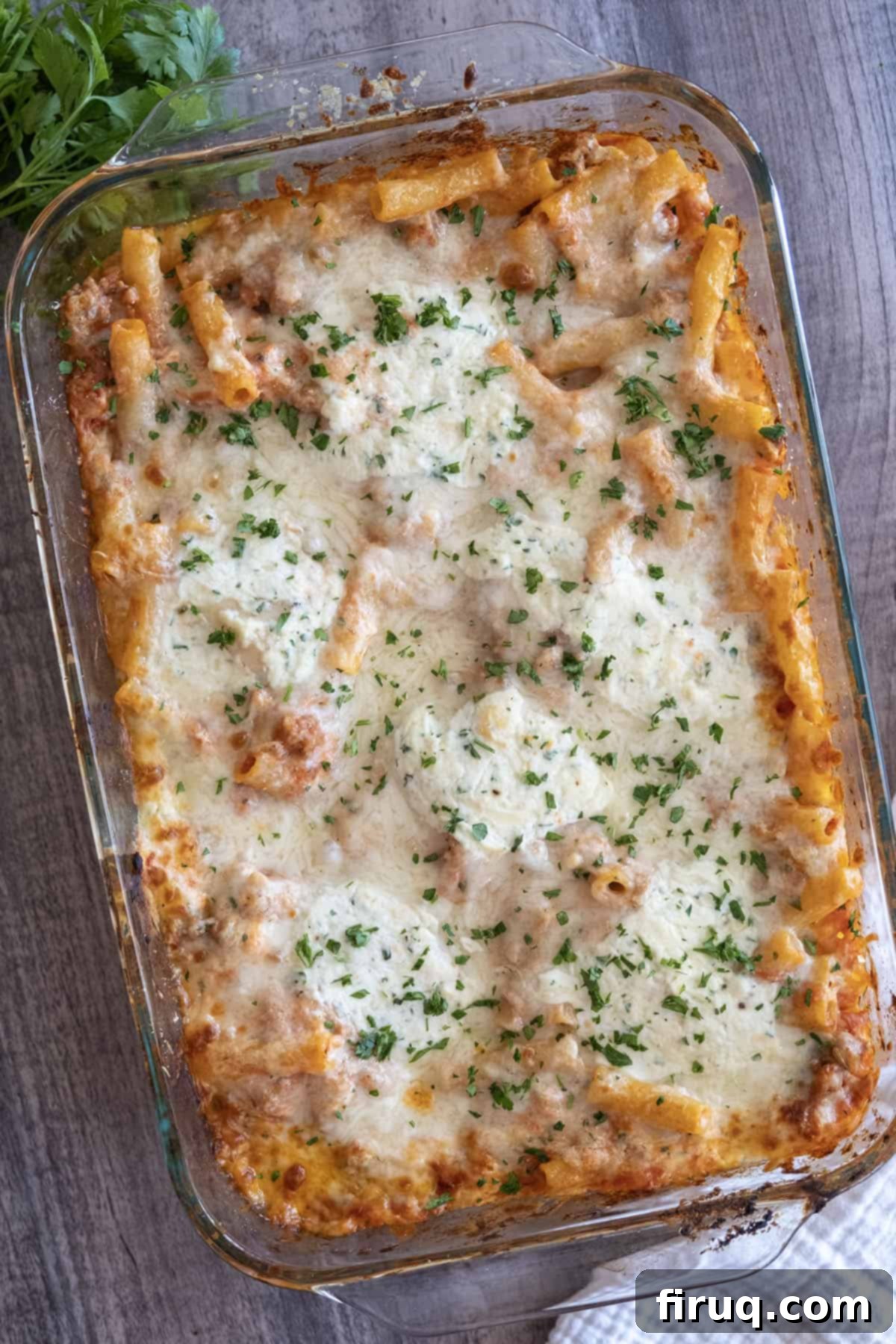Homestyle Italian Baked Ziti 11 finished baked ziti