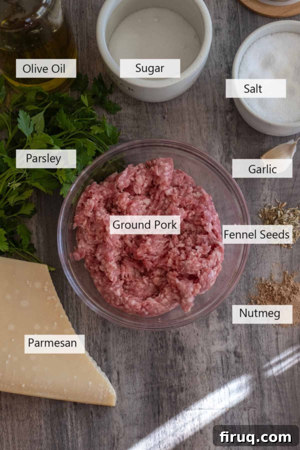 Authentic Homemade Italian Sausage Seasoning 3 Ingredients to make your own Italian sausage.