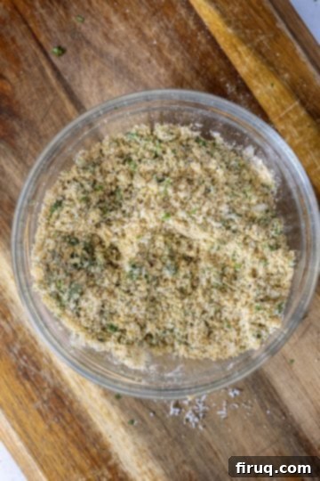 Slow-Simmered Italian Braciole Perfection 3 Breadcrumb mixture for braciole in a bowl