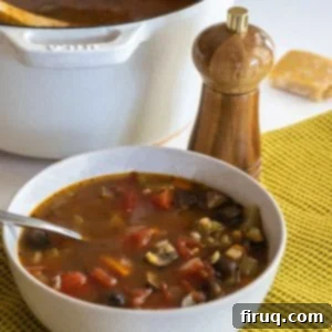 Hearty Barley Lentil Soup 10 Barley and lentil soup