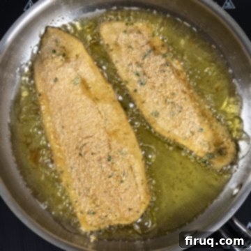 Crispy Oreganata Flounder 5 flounder frying