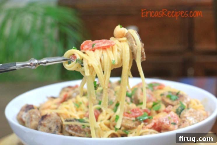 Savory Sausage and White Bean Linguine 2 Linguine with Sausage and Cannellini Beans