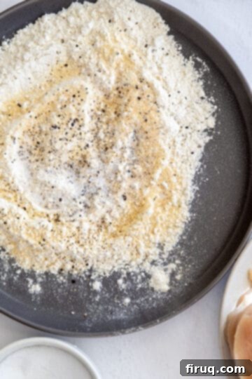 Zesty Lemon Butter Chicken 4 flour mixed with seasoning
