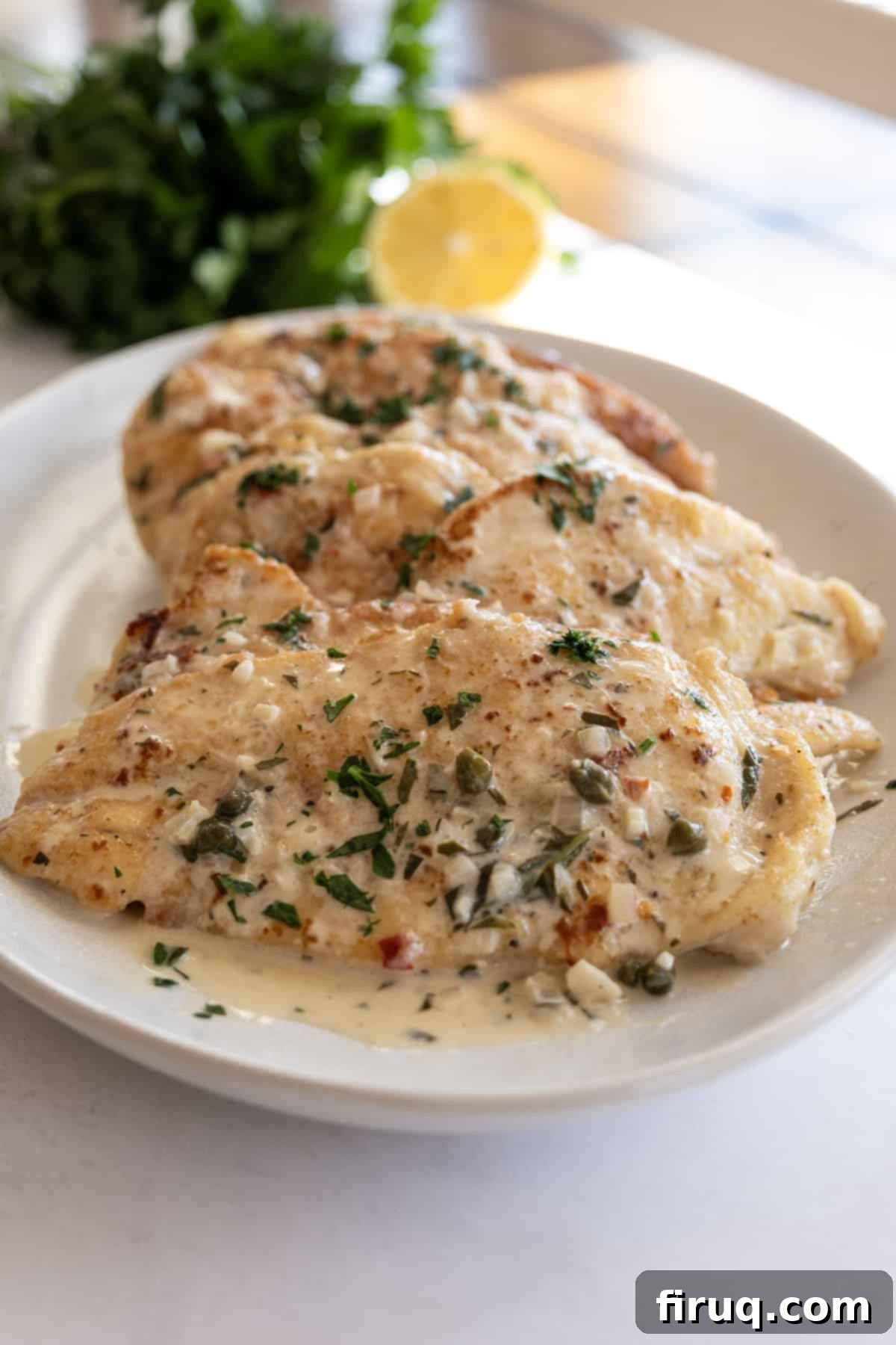Zesty Lemon Butter Chicken 9 creamy lemon chicken breast in white wine sauce