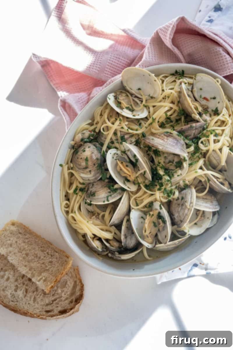 Coastal Linguine with Tender Clams 2 linguine with clams