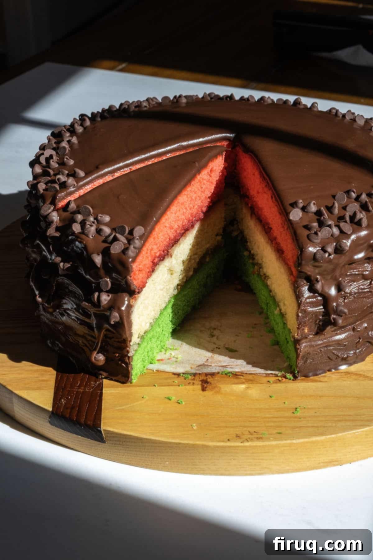 Spectrum Cookie Delight 12 rainbow cookie cake