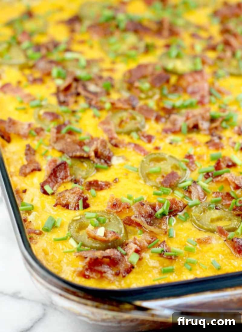 Kickin' Hash Brown Popper Casserole 8 Jalapeno Popper Hash Brown Casserole