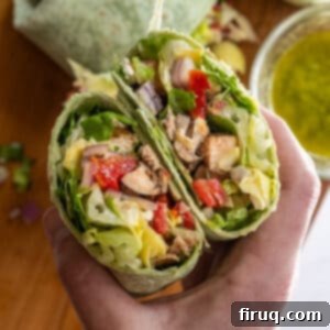 Vibrant Mediterranean Chicken Wrap 12 mediterranean chicken wrap