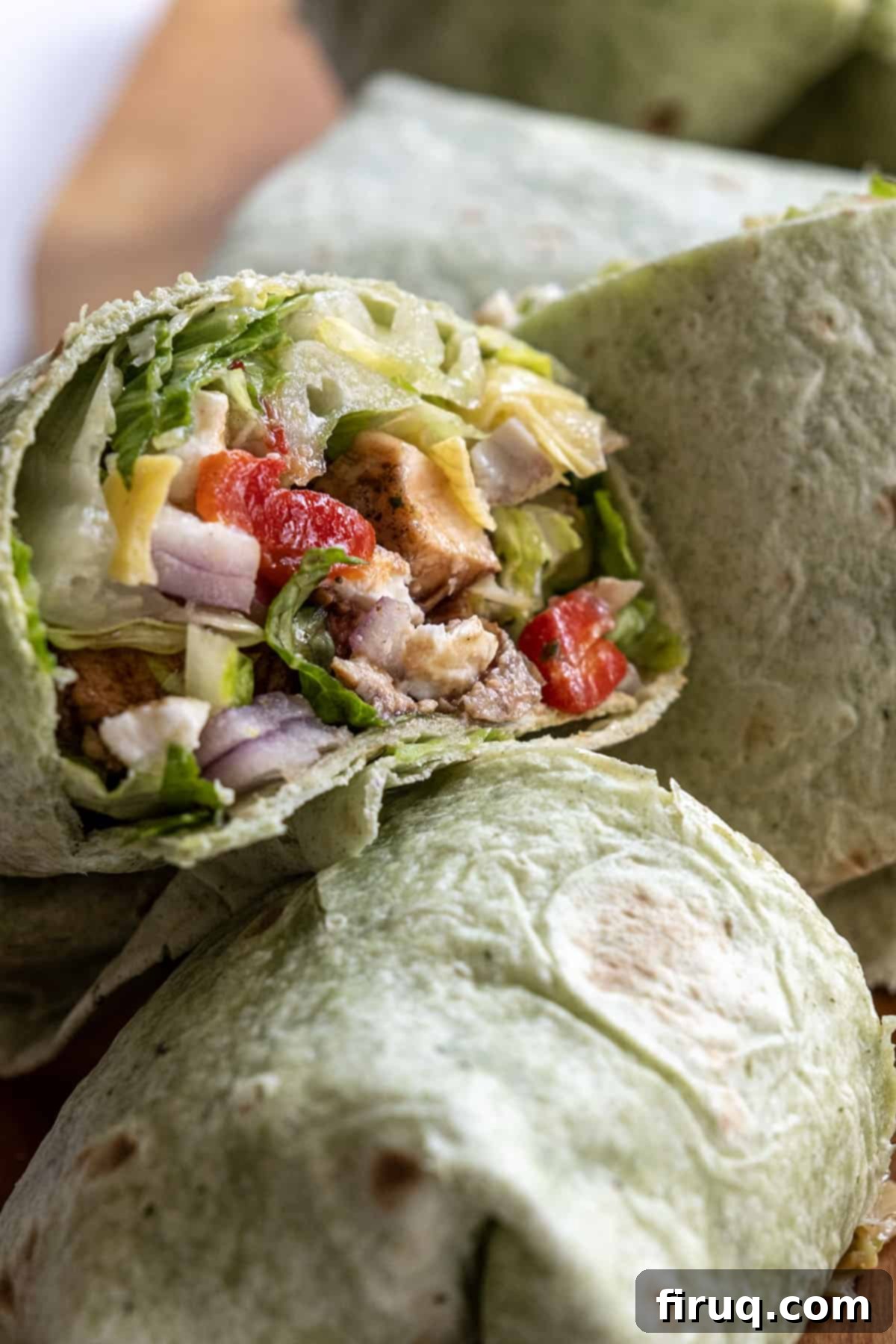 Vibrant Mediterranean Chicken Wrap 10 mediterranean chicken wrap