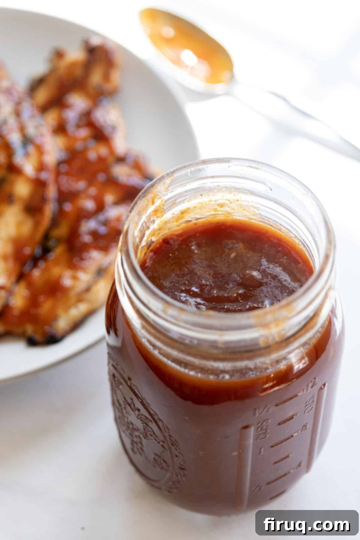 Bold Chipotle BBQ Sauce 2 chipotle bbq sauce in a mason jar