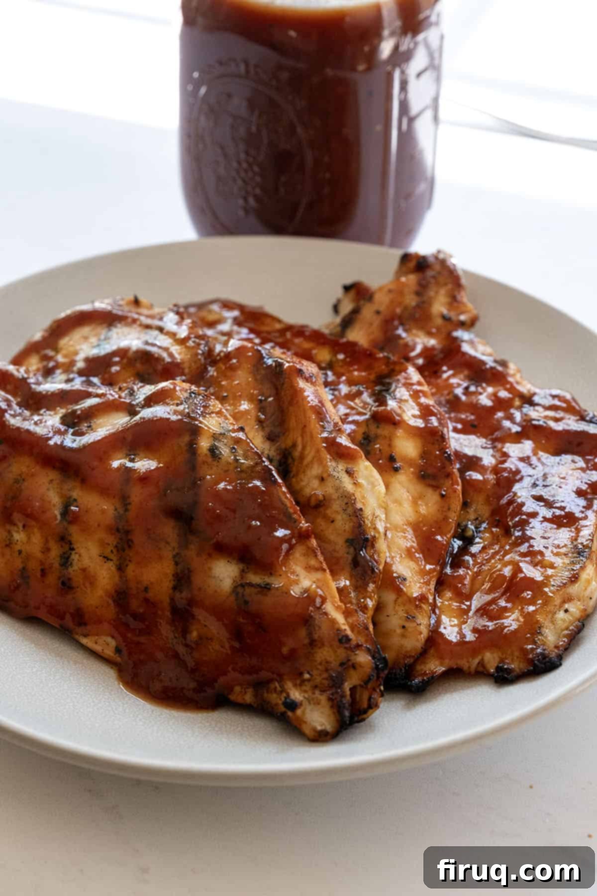 Bold Chipotle BBQ Sauce 9 chipotle bbq sauce on grilled chicken