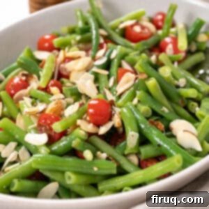 Fresh Italian Green Bean Salad 9 Finished Italian green bean salad