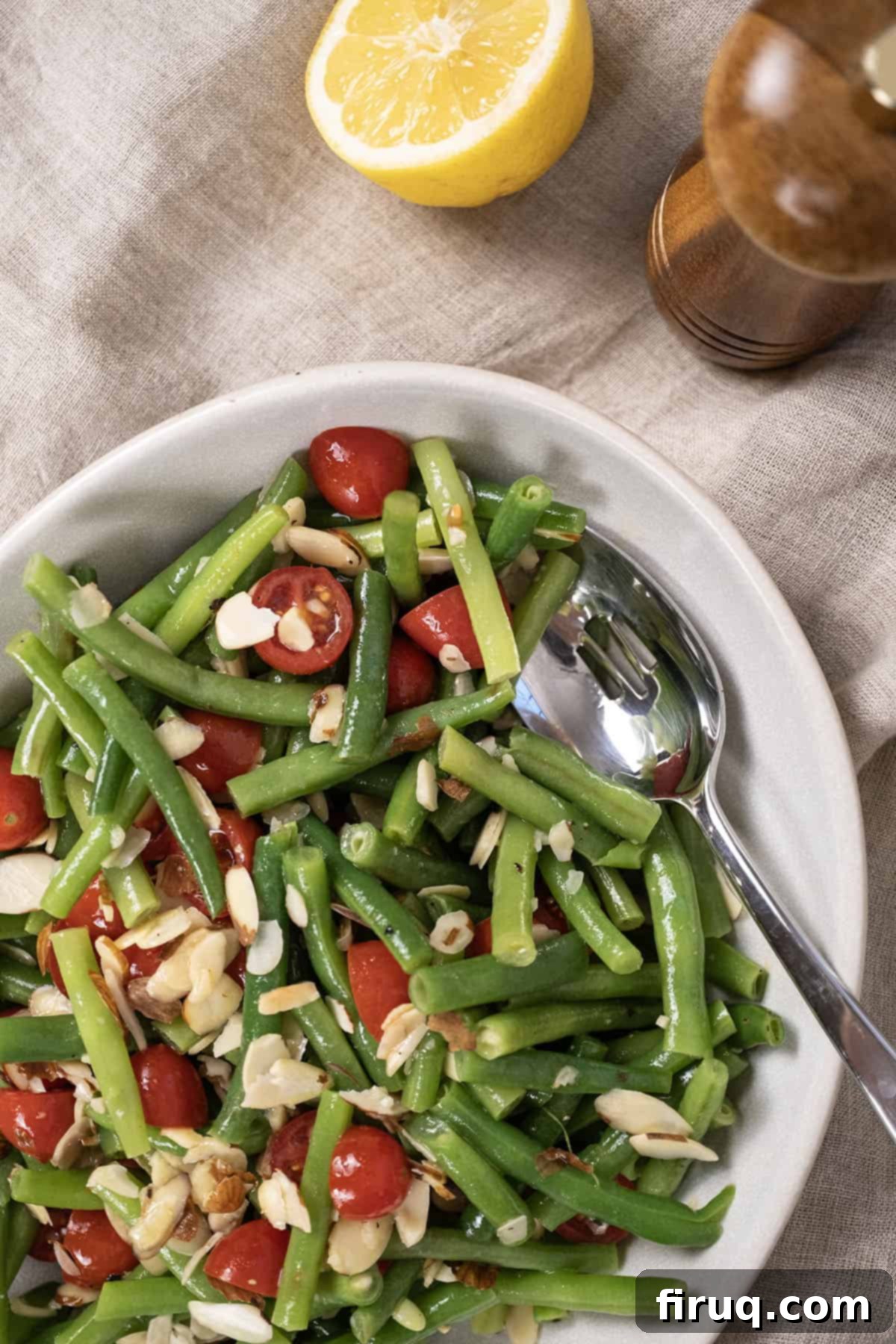 Fresh Italian Green Bean Salad 8 Finished Italian green bean salad