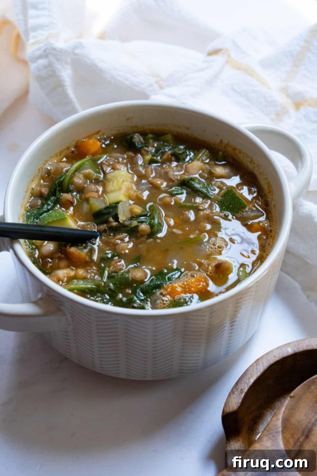 Hearty White Bean Lentil Soup 2 white bean lentil soup