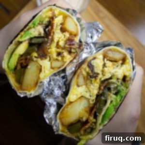 Fiesta Potato Morning Wrap 5 southwest burrito