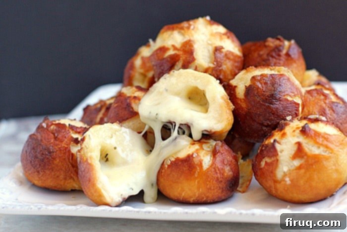 Golden Garlic Cheese Pretzel Bombs 2 Garlic Cheese-Stuffed Pretzel Bombs http://wp.me/p4qC4h-1wD