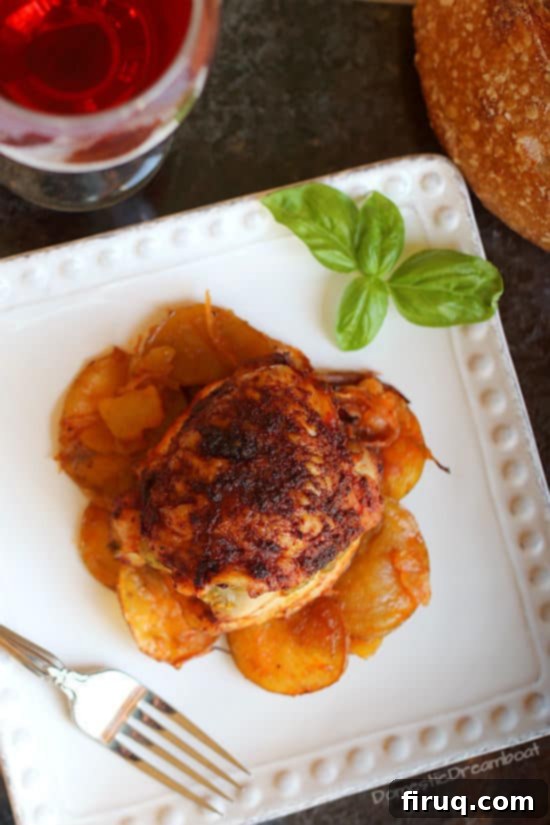 Gourmet Smoked Paprika Chicken Thighs Smoked Paprika Rubbed Chicken Thighs Stuffed with Olives