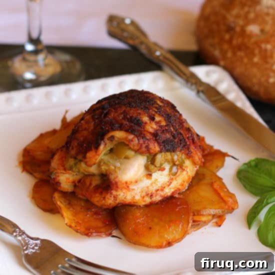 Smoked Paprika Chicken Stuffed with Olives Smoked Paprika Rubbed Chicken Thighs Stuffed with Olives