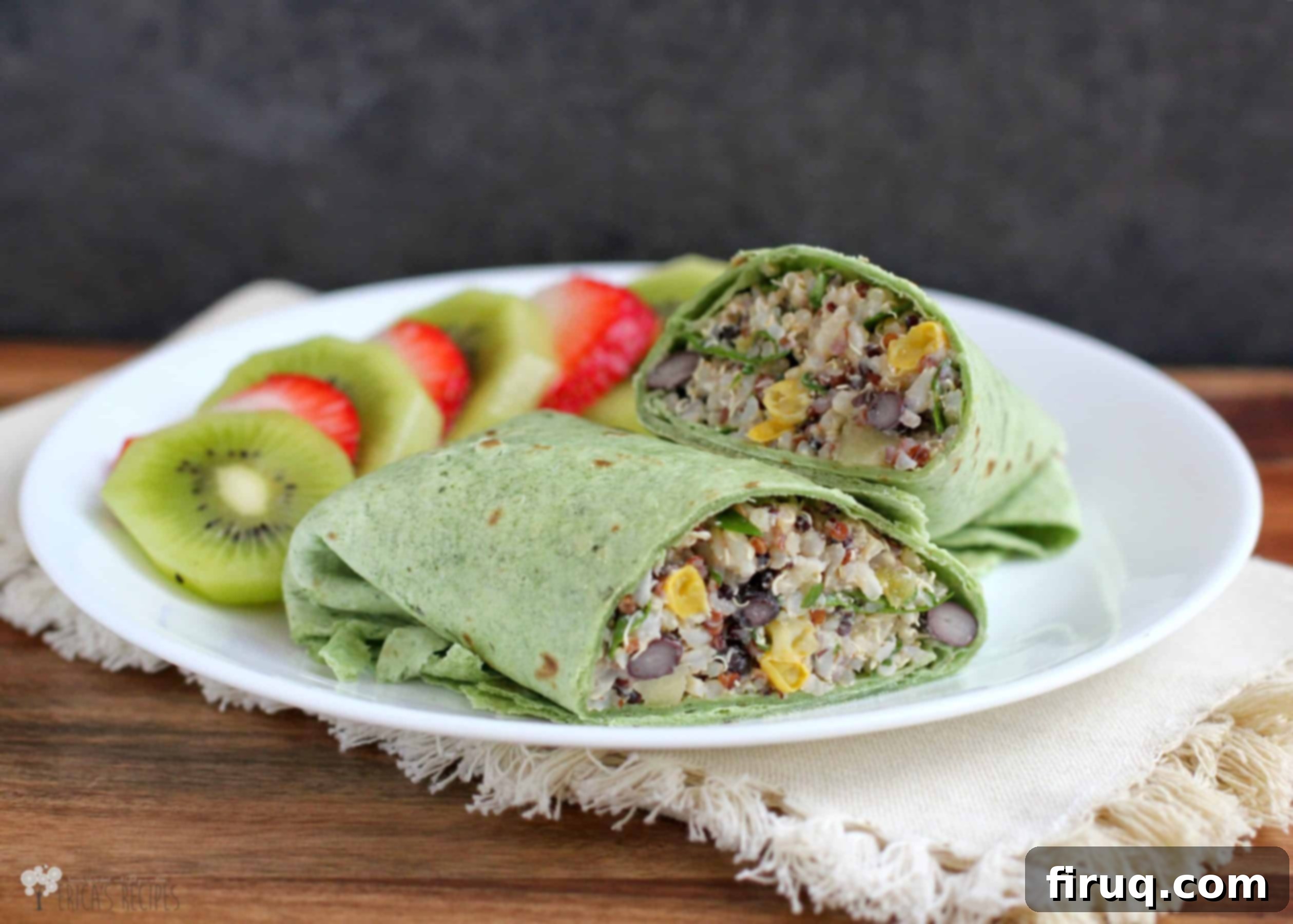 Superfood Quinoa & Black Bean Wraps 4 Sweet Summer Quinoa and Black Bean Power Wraps